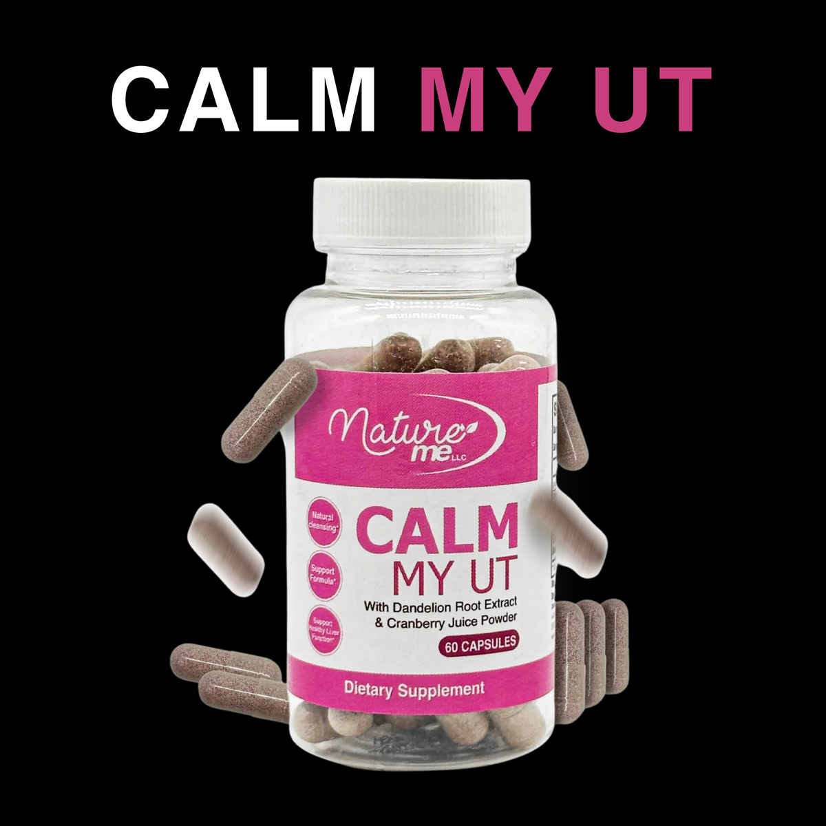Calm My UT - Suplemento de bienestar a base de arándano y productos botánicos