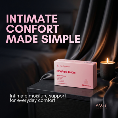 MOISTURE BLOOM – Cápsulas hidratantes vaginales de ácido hialurónico