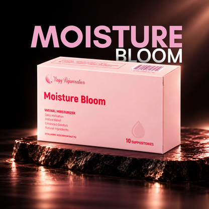 MOISTURE BLOOM – Cápsulas hidratantes vaginales de ácido hialurónico